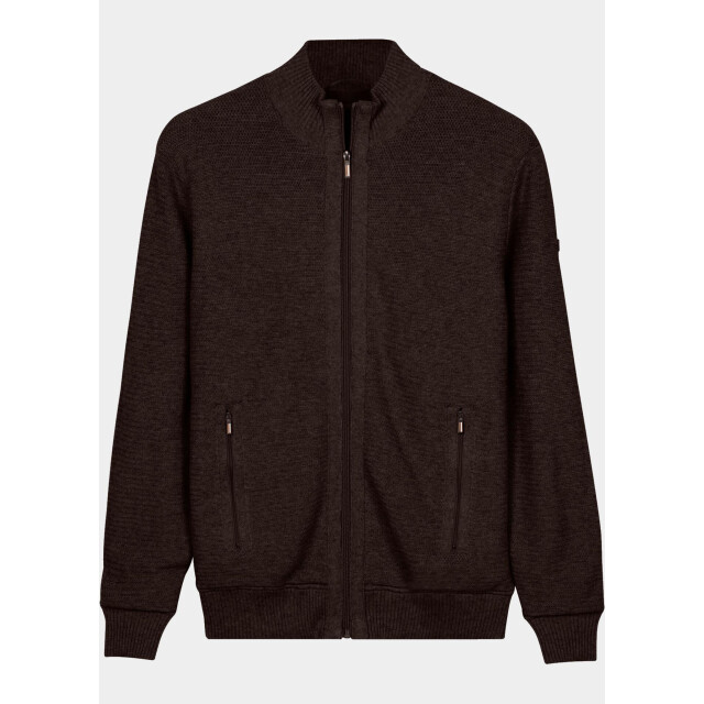 Baileys Vest heren cardigan zip structure knit. 622186/895 212510 large
