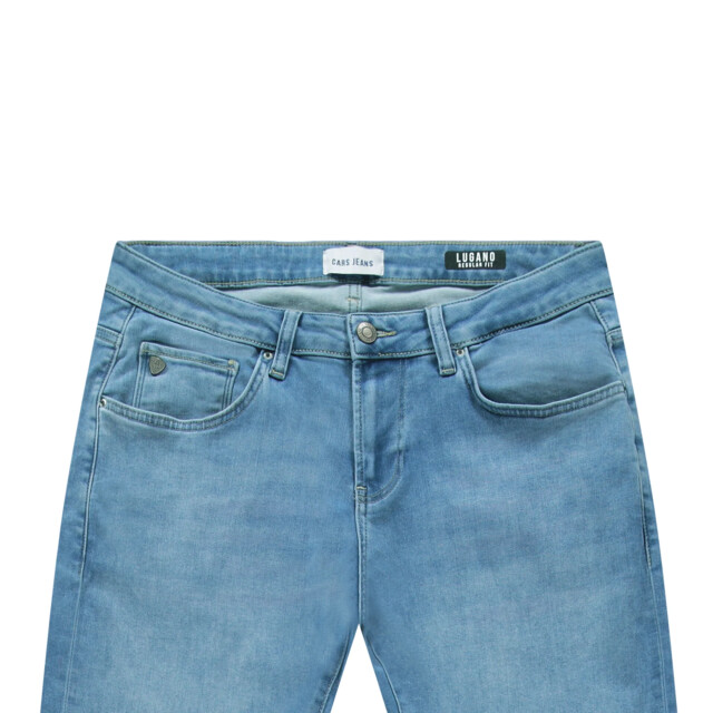 Cars Lugano heren soft denim regular-fit jeans grey blue Cars Lugano 7573871 GreyBlue large