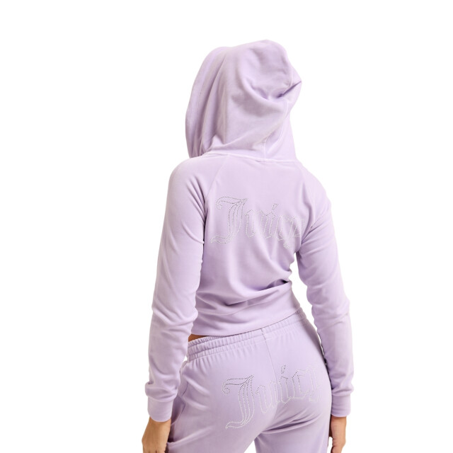 Juicy Couture Madison outline hoodie with diamante bra JCWAS225306 large