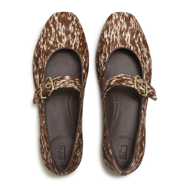 FitFlop Delicato pony cow mary janes AAG large