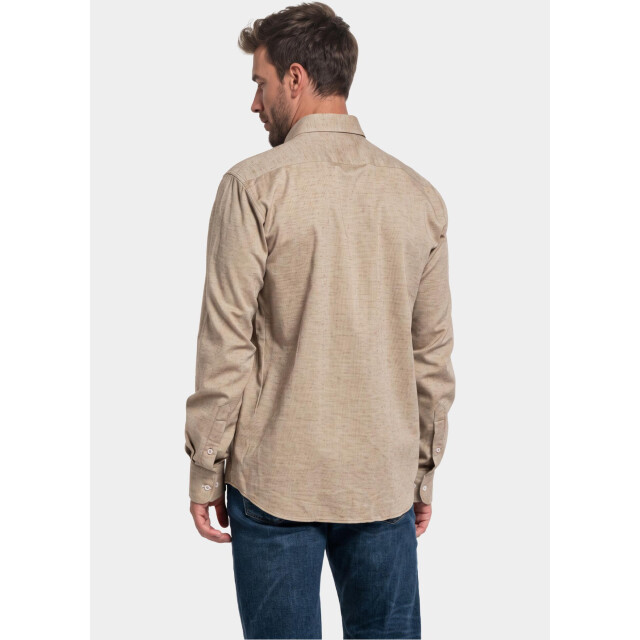 Giordano Overhemd heren dino wooltouch melange flanel 627005/81 213046 large
