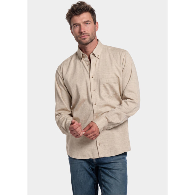 Giordano Overhemd heren dino wooltouch melange flanel 627005/81 213046 large