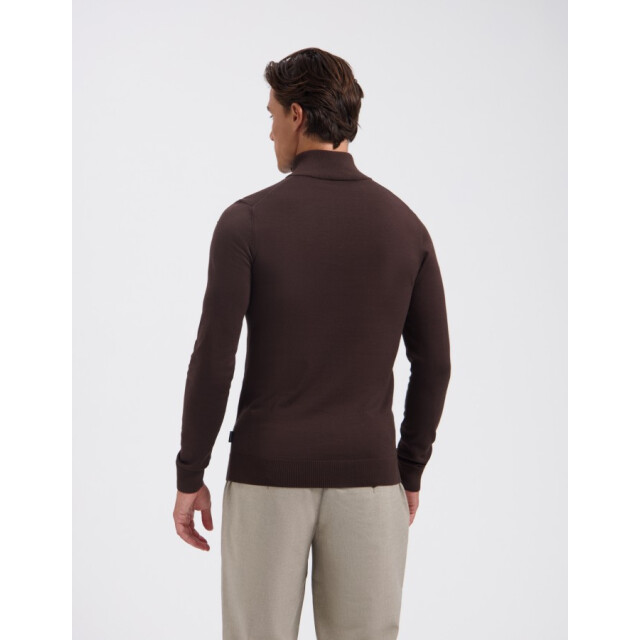 Saint Steve Cas 19480 burned coffee half zip trui Burned Coffee/Cas 19480 large