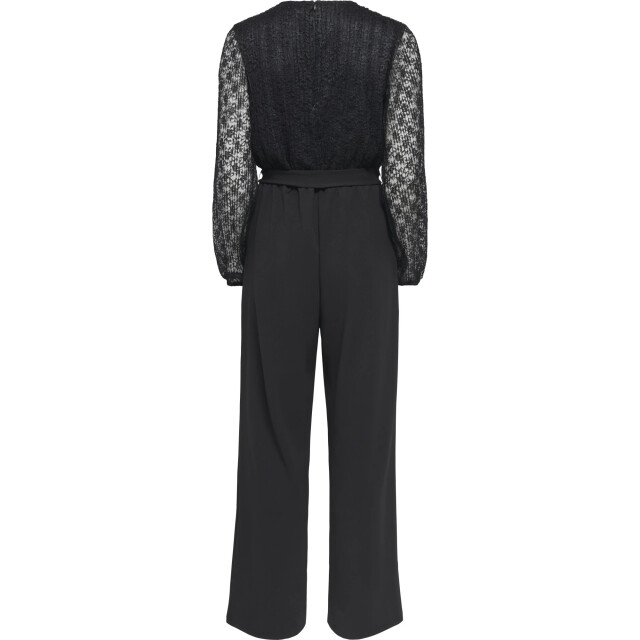Only Onlbetsy l/s wrap v-neck jumpsuit cs jrs black 15385511-177911 large