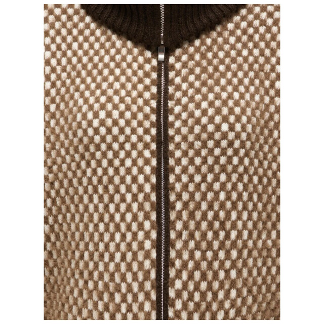Only Onlhaylo ls zip collar knit jacket knt coffee bean 15382224-237375001 large