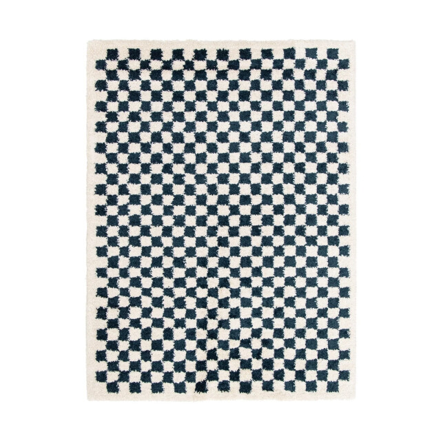 AFK Living Hoogpolig ruitmotief tapijt zacht en volumineus checkers 3695113 large