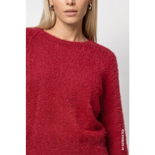 Monari  fluffy jumper 810072 319 red dahlia 06712.640.0069 large