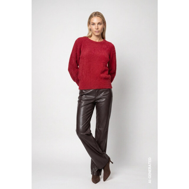 Monari  fluffy jumper 810072 319 red dahlia 06712.640.0069 large