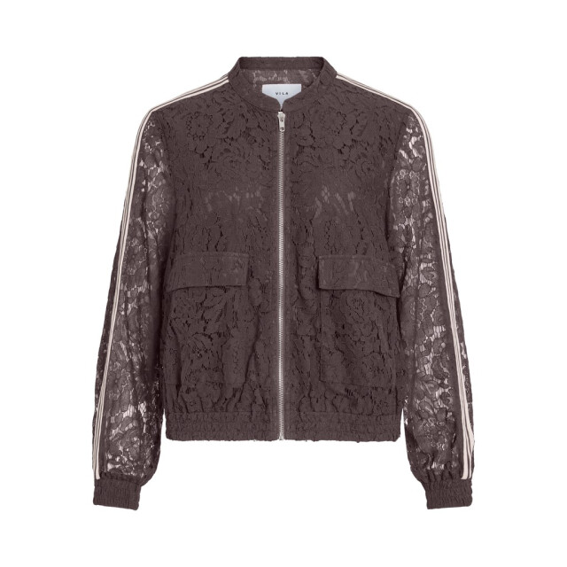 Vila violine l/s bomber jacket 14115080 raisin 06111.840.0170 large