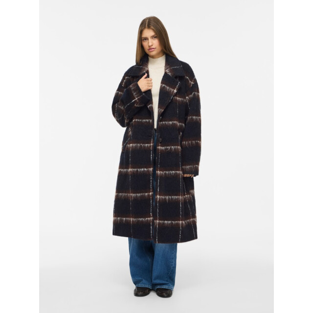 Vila vimelon l/s check coat 14116009 check blazer 06111.261.0065 large