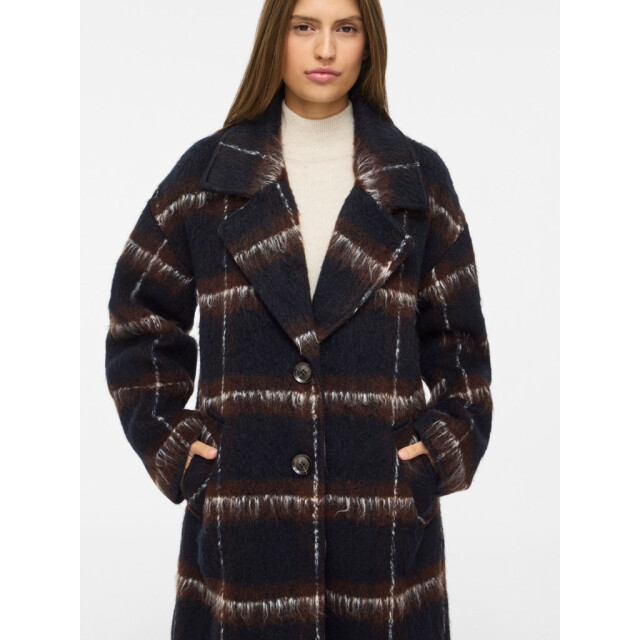 Vila vimelon l/s check coat 14116009 check blazer 06111.261.0065 large