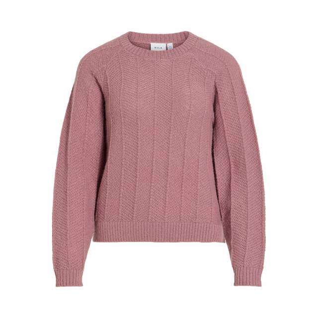 Vila vituli o-neck l/s knit top/pb 14116176 nostalgia 06712.615.0301 large
