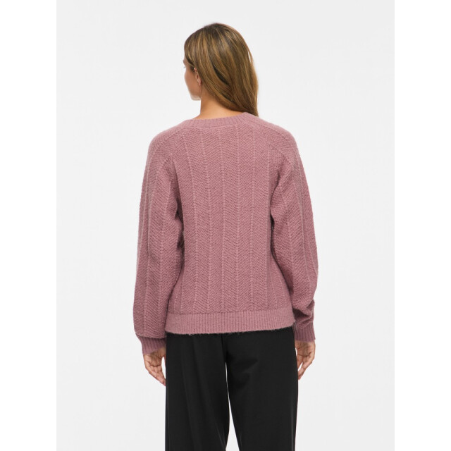 Vila vituli o-neck l/s knit top/pb 14116176 nostalgia 06712.615.0301 large