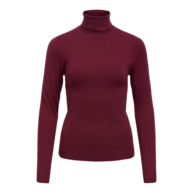 Object objthess l/s rollneck knit pullover 23033228 windsor wine 06711.680.0012 large