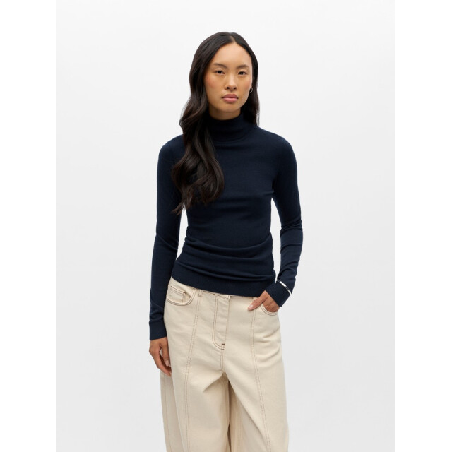 Object objthess l/s rollneck knit pullover 23033228 sky captain 06711.261.0019 large