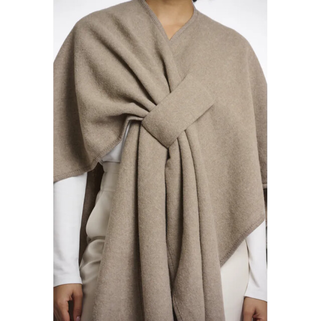 Rino & Pelle woven cape marwa.7002611 toffee 06741.882.0009 large