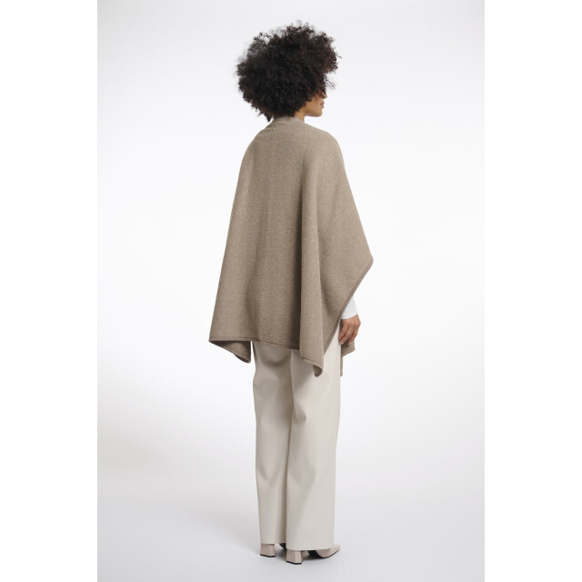 Rino & Pelle woven cape marwa.7002611 toffee 06741.882.0009 large
