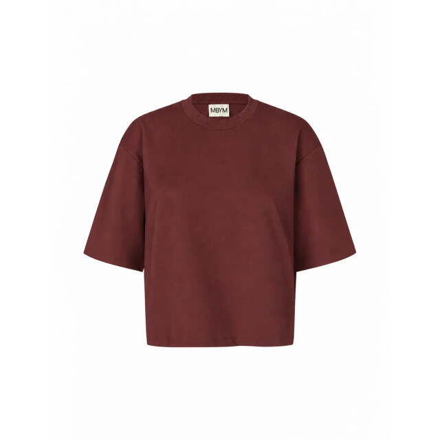 mbyM Emrys-m t-shirt maroon noir - Emrys-M t-shirt maroon noir - MbyM large