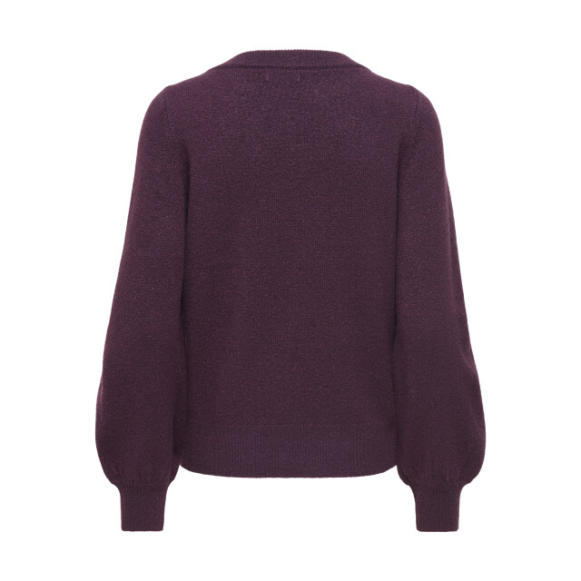 Jacqueline de Yong rue glitter l/s boat pullove knt 15330648 winetasting 06712.680.0029 large