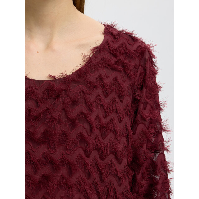Selected Femme slwmyla ls relaxed top 16102248 tawny port 06012.680.0169 large