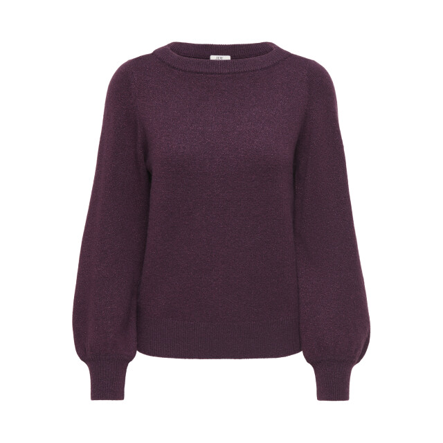 Jacqueline de Yong rue glitter l/s boat pullove knt 15330648 winetasting 06712.680.0029 large