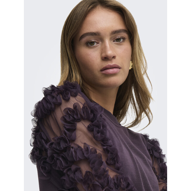 Jacqueline de Yong fairview life l/s sweat jrs noo 15220558 plum perfect 06721.770.0018 large
