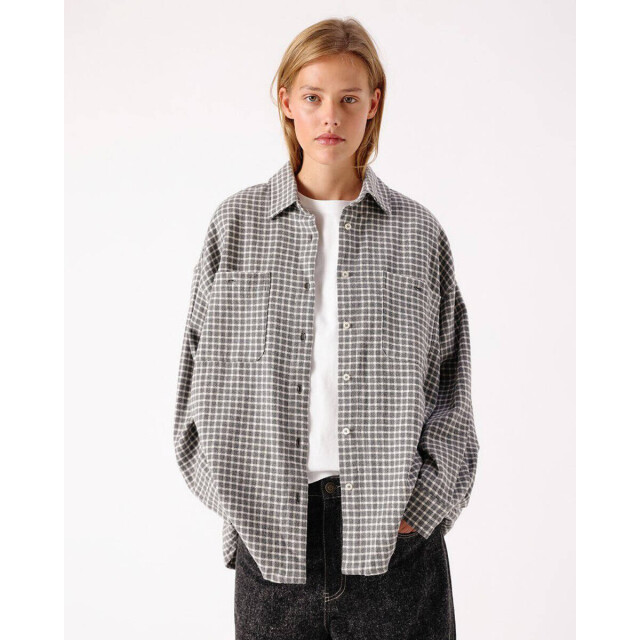 American Vintage Blouse lange mouw hox06ah American Vintage Blouse lange mouw HOX06AH large