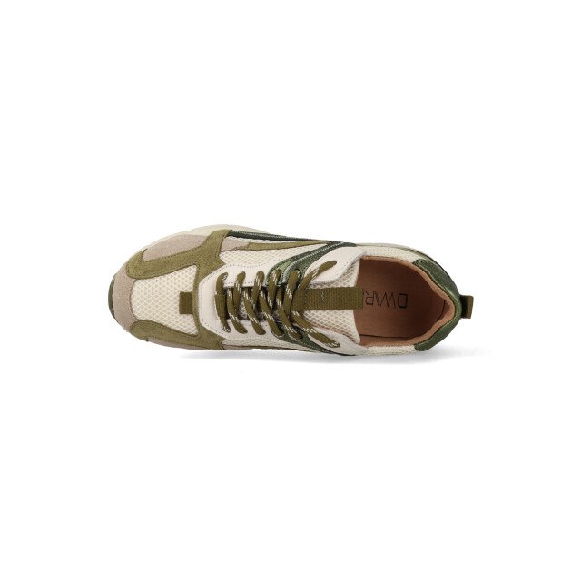 DWRS Label Sneakers neya olijf groen / off white B11849 large