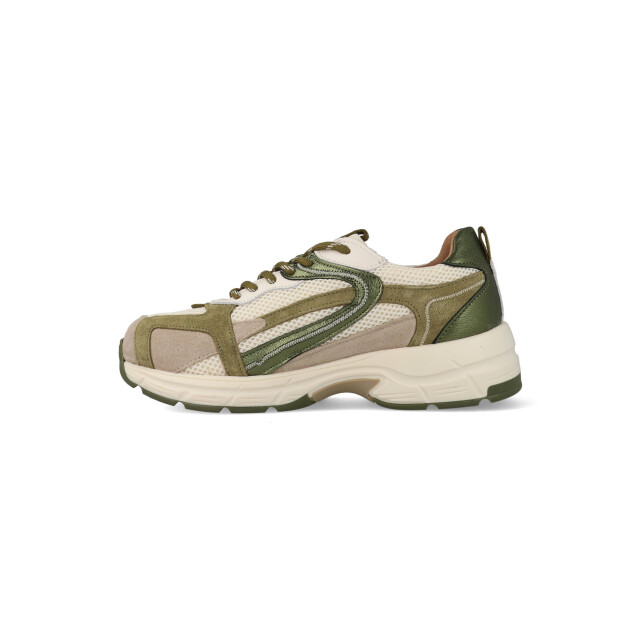 DWRS Label Sneakers neya olijf groen / off white B11849 large
