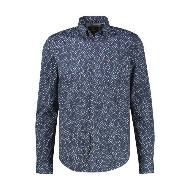 Lerros Heren overhemd 26o1102 485 classic navy Lerros Overhemd 26O1102 485ClassicNavy large