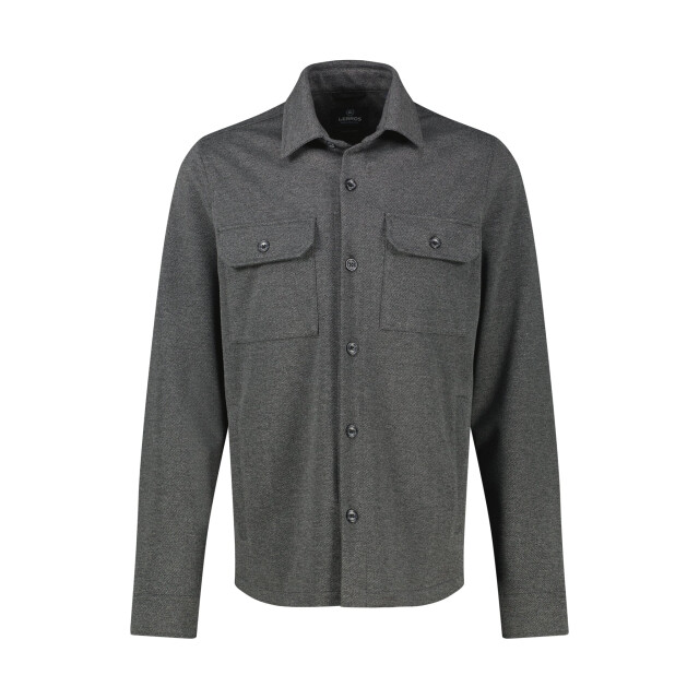 Lerros Heren overshirt 26o1230 289 dark graphite Lerros Overhemd 26O1230 289DarkGraphite large