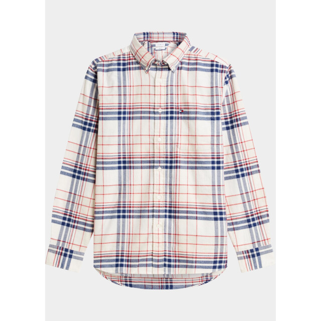 Tommy Hilfiger Overhemd heren hero flannel tartn chck rf sh mw0mw44592/0qy 211442 large
