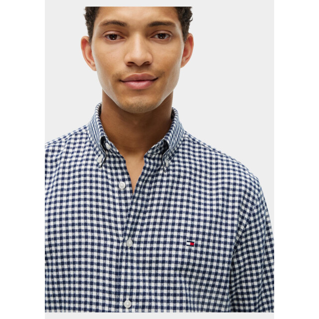 Tommy Hilfiger Overhemd heren flannel gingham dobby mw0mw44604/0ms 211443 large