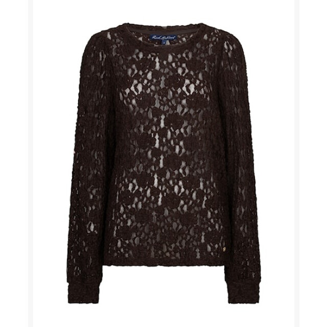 Red Button Top srb5068 lace espresso SRB5068 - Lace Espresso large