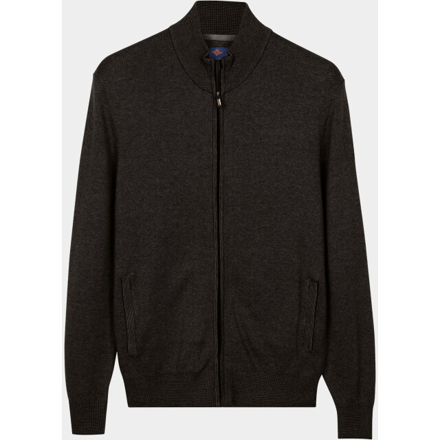 Baileys Vest heren cardigan zip all-over 2-tone 622009/775 212441 large