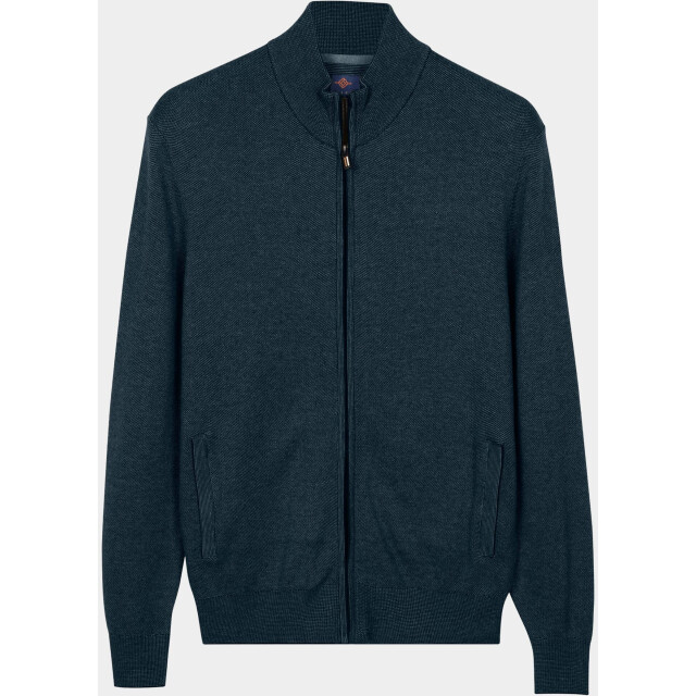 Baileys Vest heren cardigan zip all-over 2-tone 622009/645 212439 large