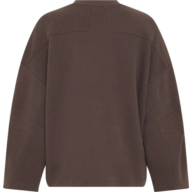 Moss Copenhagen Mschmarletta sweatshirt 20075-hot fudge large