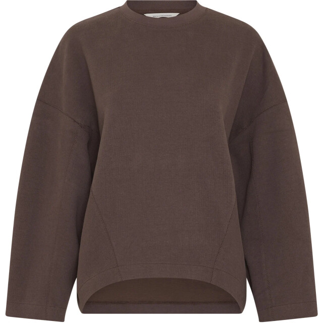 Moss Copenhagen Mschmarletta sweatshirt 20075-hot fudge large
