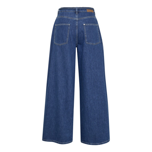 Moss Copenhagen loa lis hw boxy wide jeans long 20203 mid blue wash 06541.264.0042 large