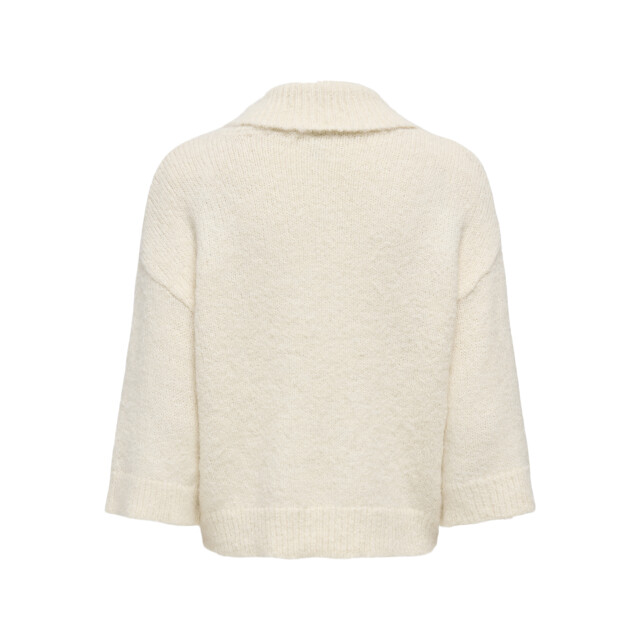Only onlmaggie 3/4 wide zip cardi cc knt 15375131 birch 06741.198.0097 large