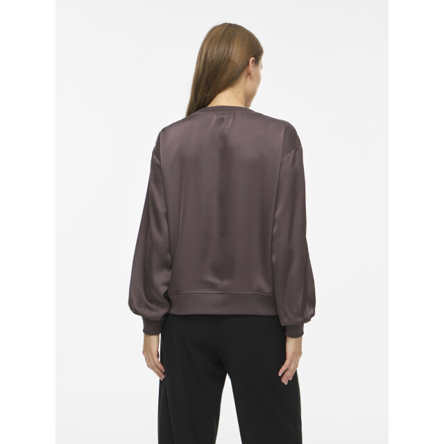 Vila viliso o-neck l/s top/1 14119303 raisin 06615.880.0120 large