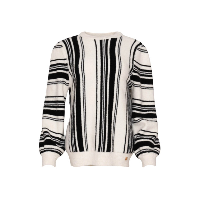 MAICAZZ Zoe sweater wi26.80.315 off white stripe WI26.80.315 large