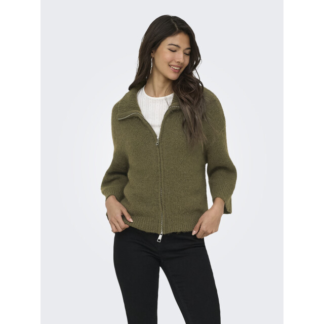 Only Onlmaggie vest met rits en 3/4-mouwen 15375131 large