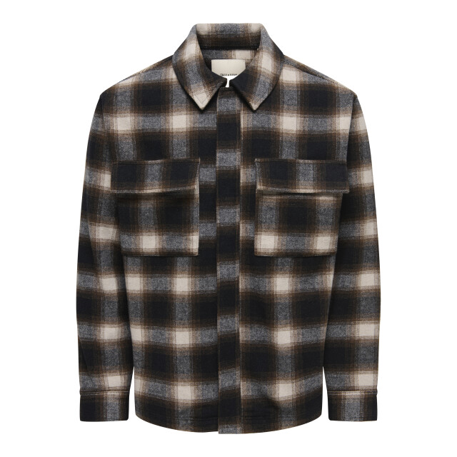 Only & Sons Onspaulo zip overshirt vd 22038956 large