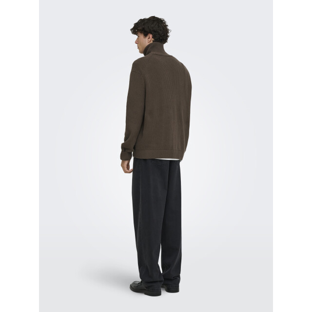 Only & Sons Onsstay reg zip cardigan knit frml 22039396 large
