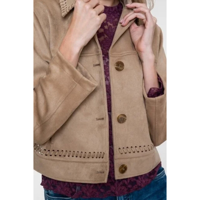 Geisha 65850-19 720 jacket suedine sand 65850-19 720 large