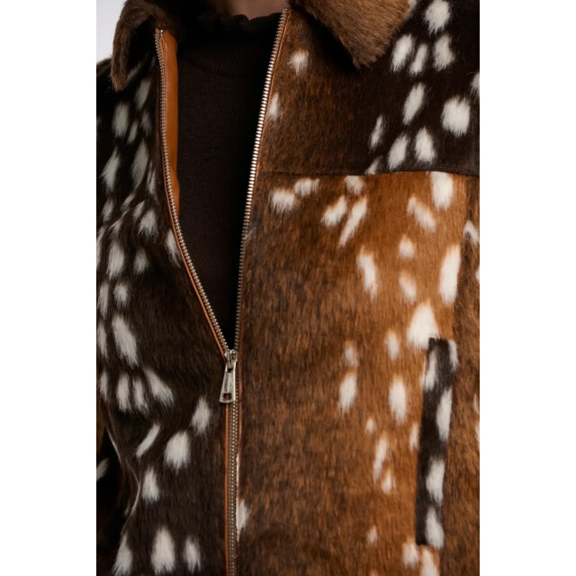 Rino & Pelle Touka.7502613 rino en pelle jacket with zip closure deer Touka.7502613 Deer large