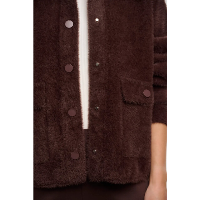 Rino & Pelle Nia.5002613 rino en pelle jacket with detachable collar coffee roast Nia.5002613 Coffee roast large