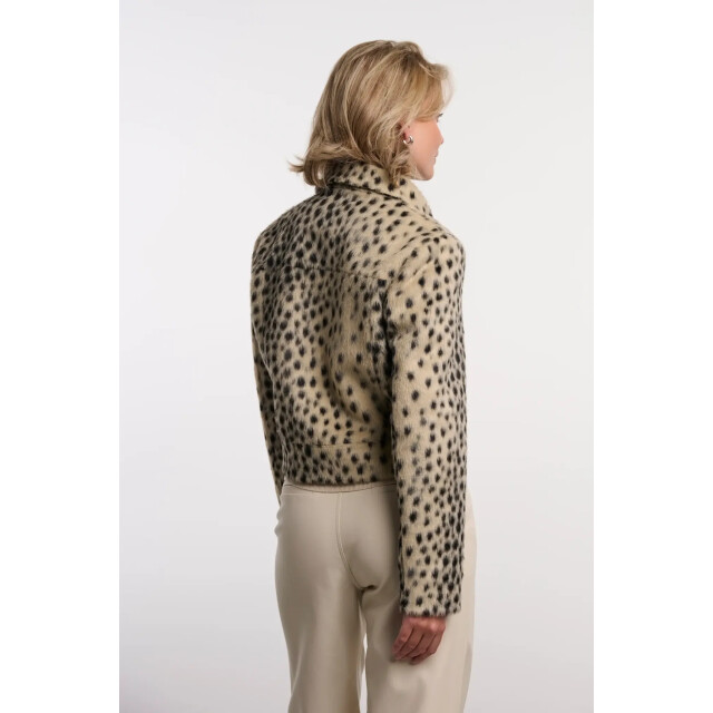 Rino & Pelle Touka.7502613 rino en pelle jacket with zip closure cheetah Touka.7502613 Cheetah large