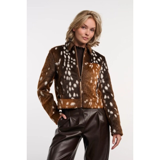 Rino & Pelle Touka.7502613 rino en pelle jacket with zip closure deer Touka.7502613 Deer large